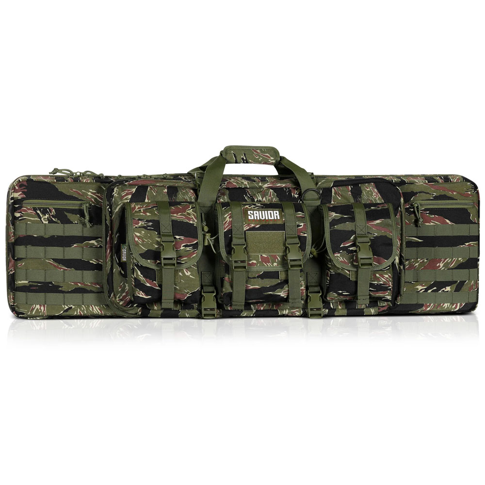 Savior Equipment American Classic 36" Double Rifle Bag, Tiger Stripe - RB-3612DG-V1-TIGR