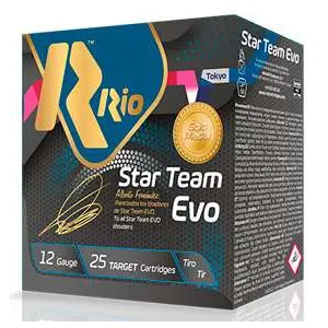 Rio Ammunition STT32LR75 Team Target 12 Gauge 2.75 1 1/8 oz 25 Per Box/ 10 Cs