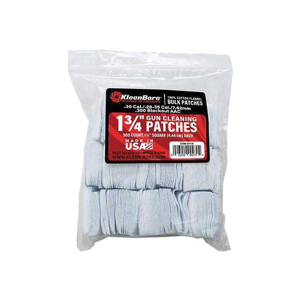 KleenBore .28 Cal/.35 Cal 1.75" x 1.75" Square Cleaning Patch