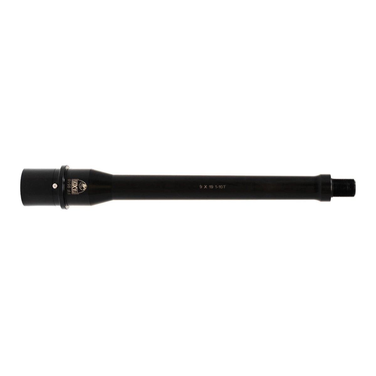 Faxon Firearms Duty Blowback Button Rifled Pistol Caliber Taper Barrel 9mm 8.50", Black