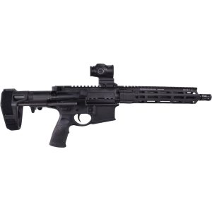 Daniel Defense DDM4 5.56x45mm NATO Pistol 10.3" Threaded Barrel 30+1 Round Black Pistol Brace With Primary Arms SLx Micro