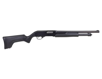 Stevens Shotgun 320 Security 18.5" 12 Gauge 5rd Pump Action Shotgun, Black