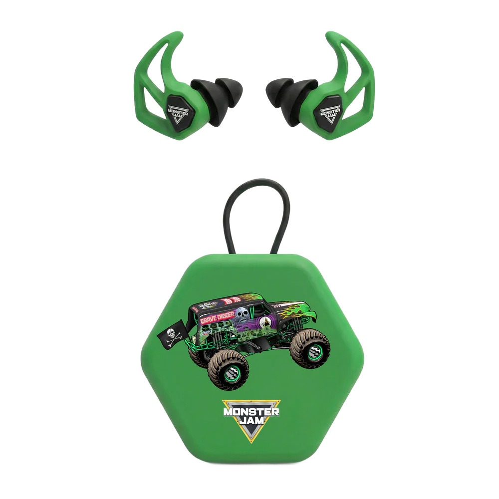 Axil Monster Jam X30I Earplugs, Grave Digger