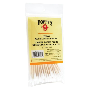 Hoppe-S COTTON CLEANING SWAB 100 CT WOOD GRAIN 5.9 LONG