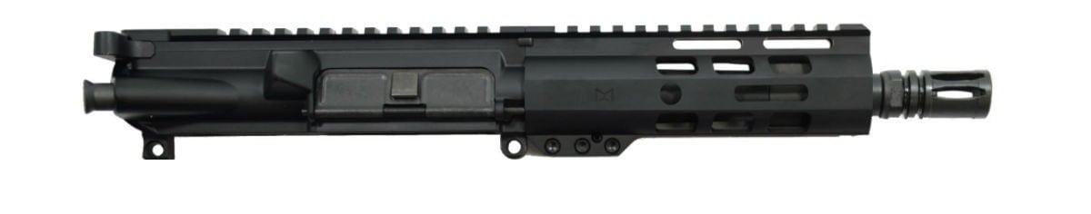 PSA 7" 300AAC Blackout 1/7 Nitride 6" Lightweight M-Lok Upper - With BCG & CH