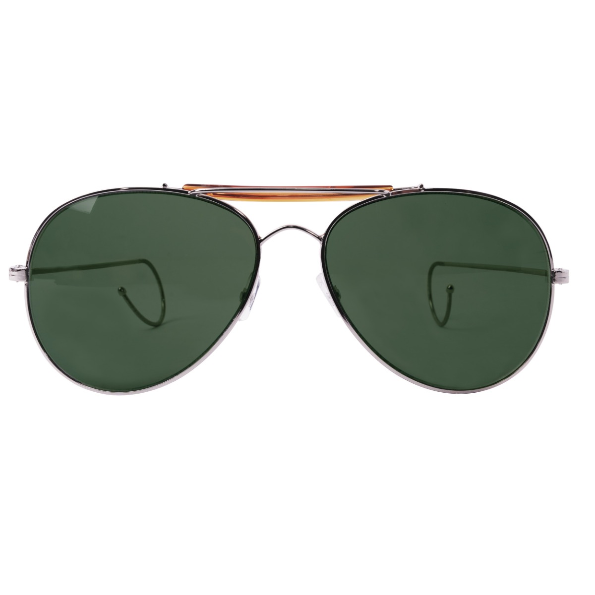 Rothco Aviator Air Force Style Sunglasses - Green, Packaging Military Printed Case Box