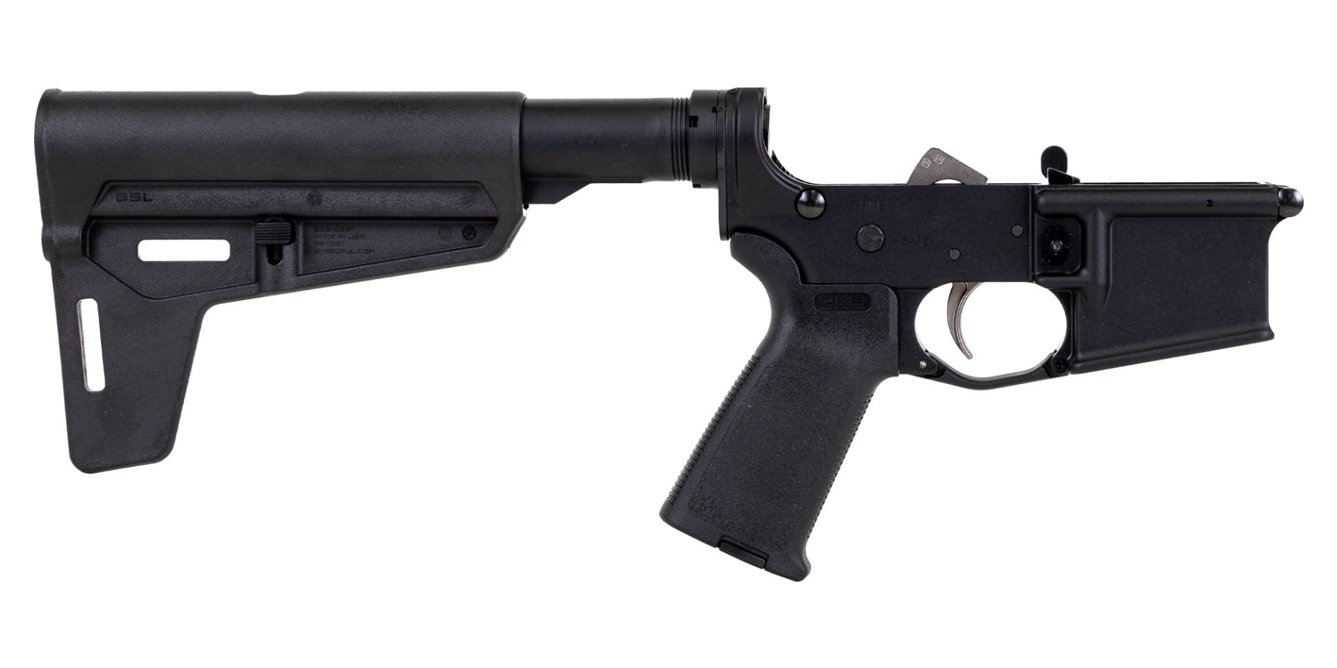 PSA AR15 Complete MOE BSL EPT Stealth Lower, Black