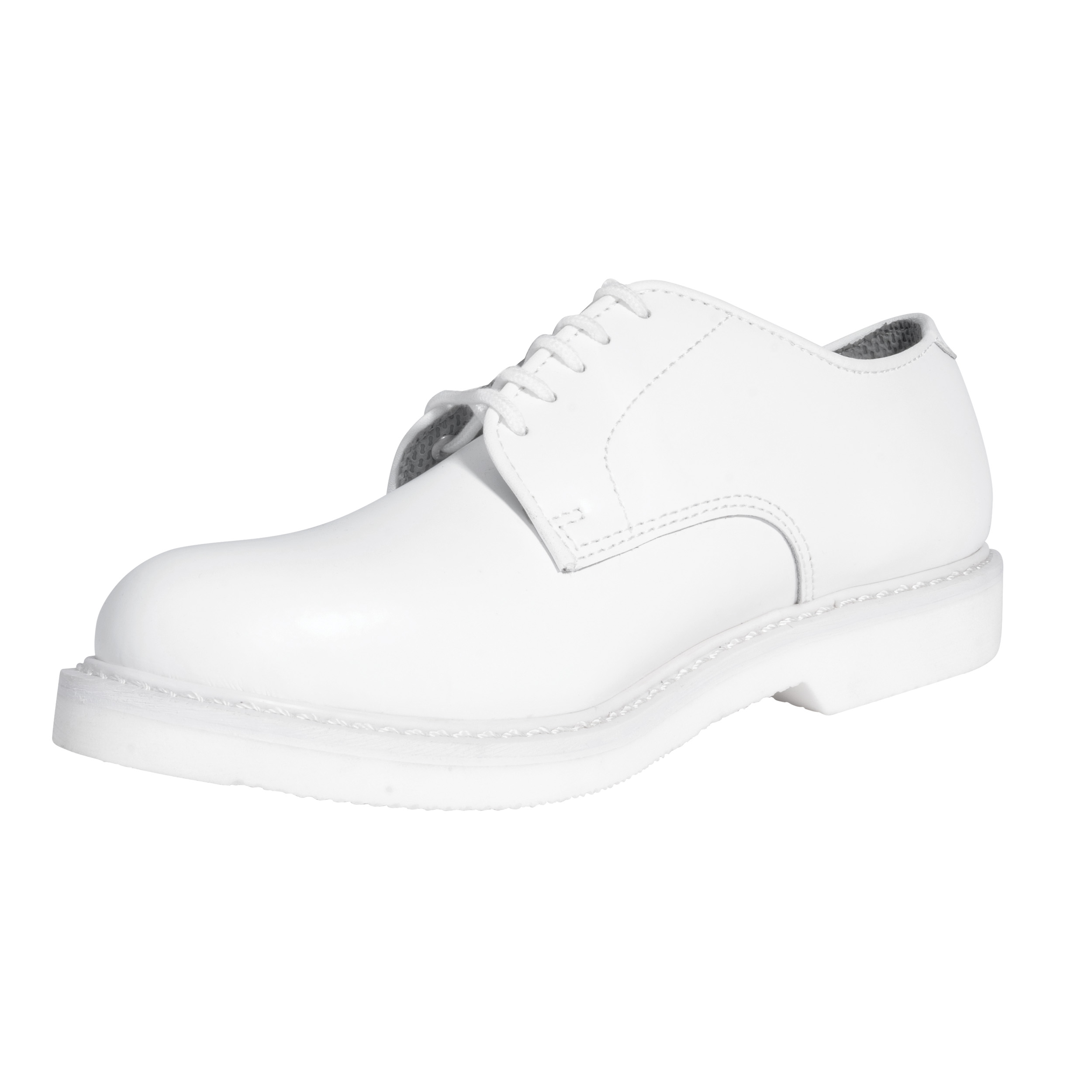 Rothco Military Uniform Oxford Leather Shoes - White, Regular, Shoe Size 13