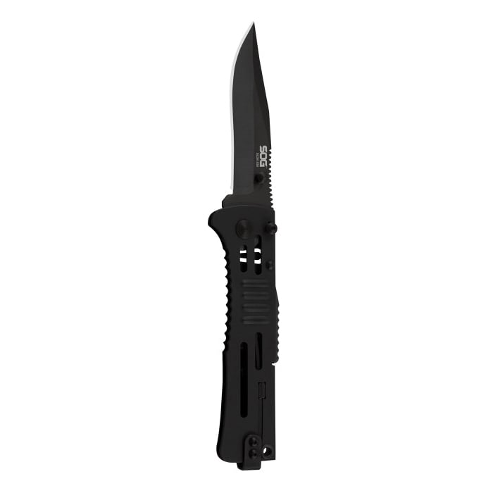 SOG Knives SlimJim Folding Knife Clip Point, Bead Blasted - SOGSJ32-CP