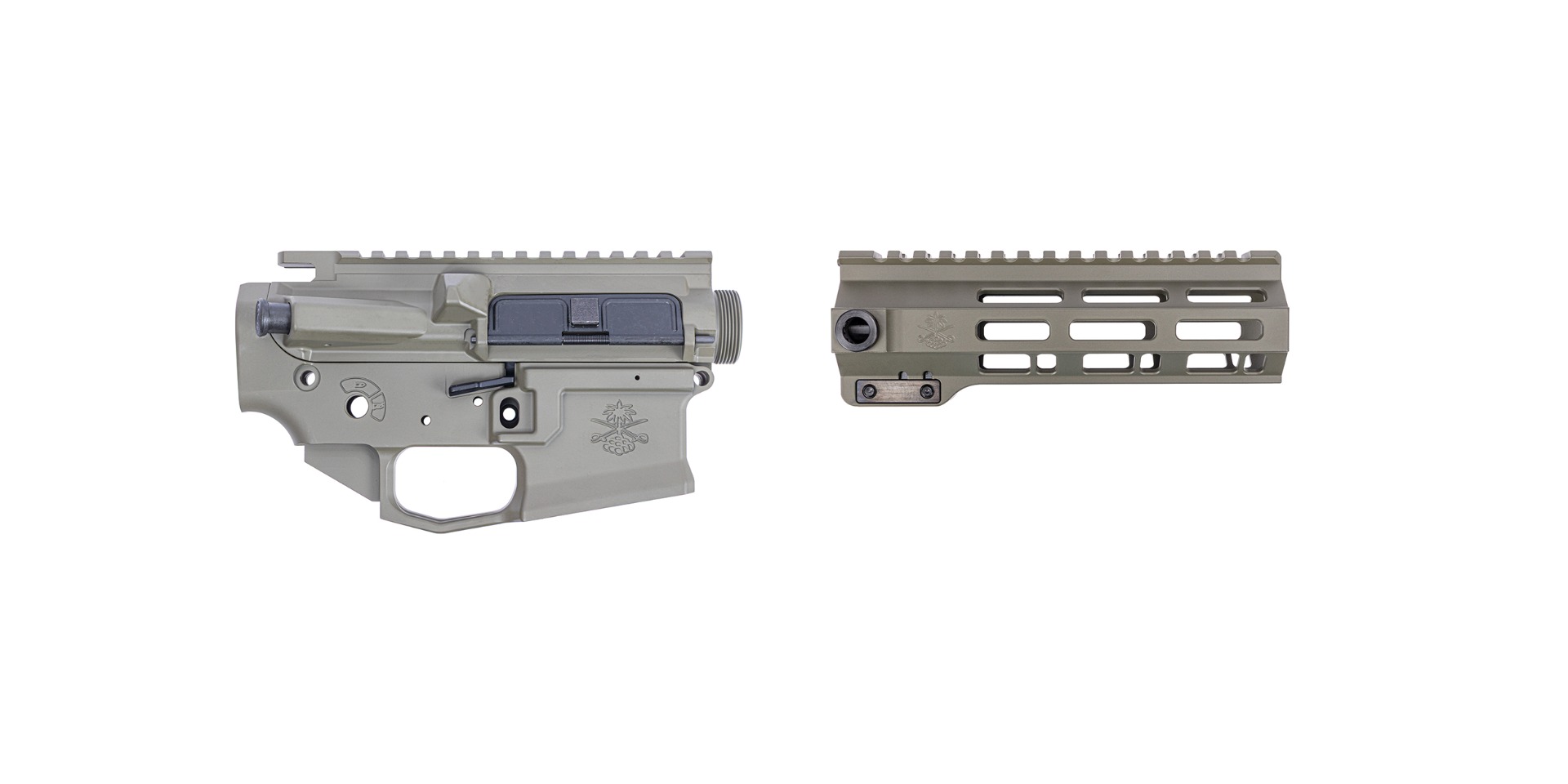 Sabre-15 Enhanced Builder Set - 6.75" QDSM V2 Rail, Moss Green