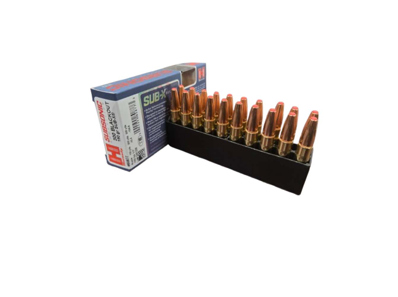 Hornady 80877 Subsonic Rifle 300Blackout 190gr Sub X 20 Per Box/10 Case - No Credit Card Fees - Low, flat rate shipping
