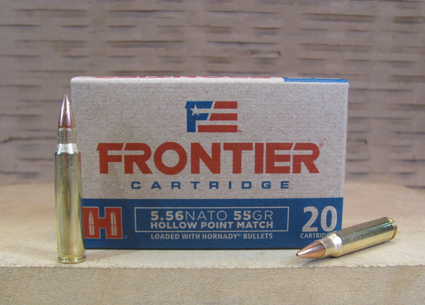 1000 Rounds – 5.56 NATO 55 Grain Hollow Point Match Hornady Frontier Ammo Made by Lake City – FR240