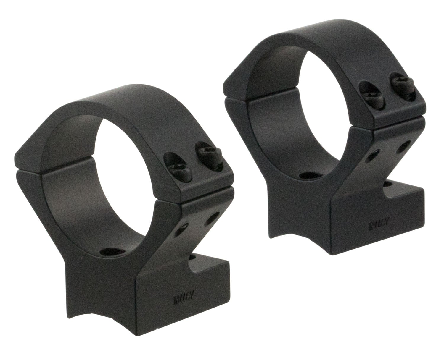 Talley Savage/Ruger American Short Action 1" High 7075 T6 Aluminum Lightweight 1-Piece Scope Ring, Anodized Matte Black - 950725
