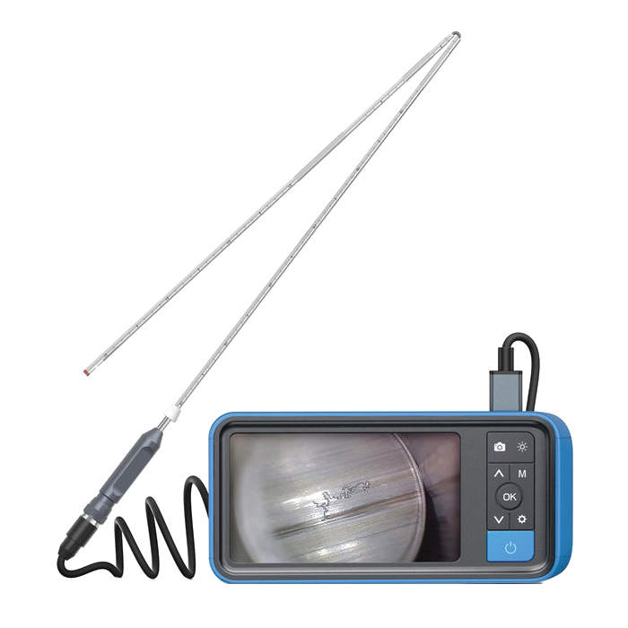 Teslong .22 Cal 26" Rigid Probe Focus and Fold Bore Scope w/4.5" IPS Screen