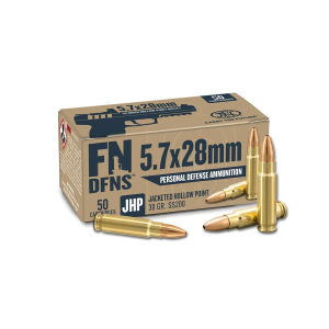 Fn-Usa FN DFNS SS200 Personal Defense Handgun Ammunition 5.7x28mm 30gr JHP 1894 fps 500/ct Case