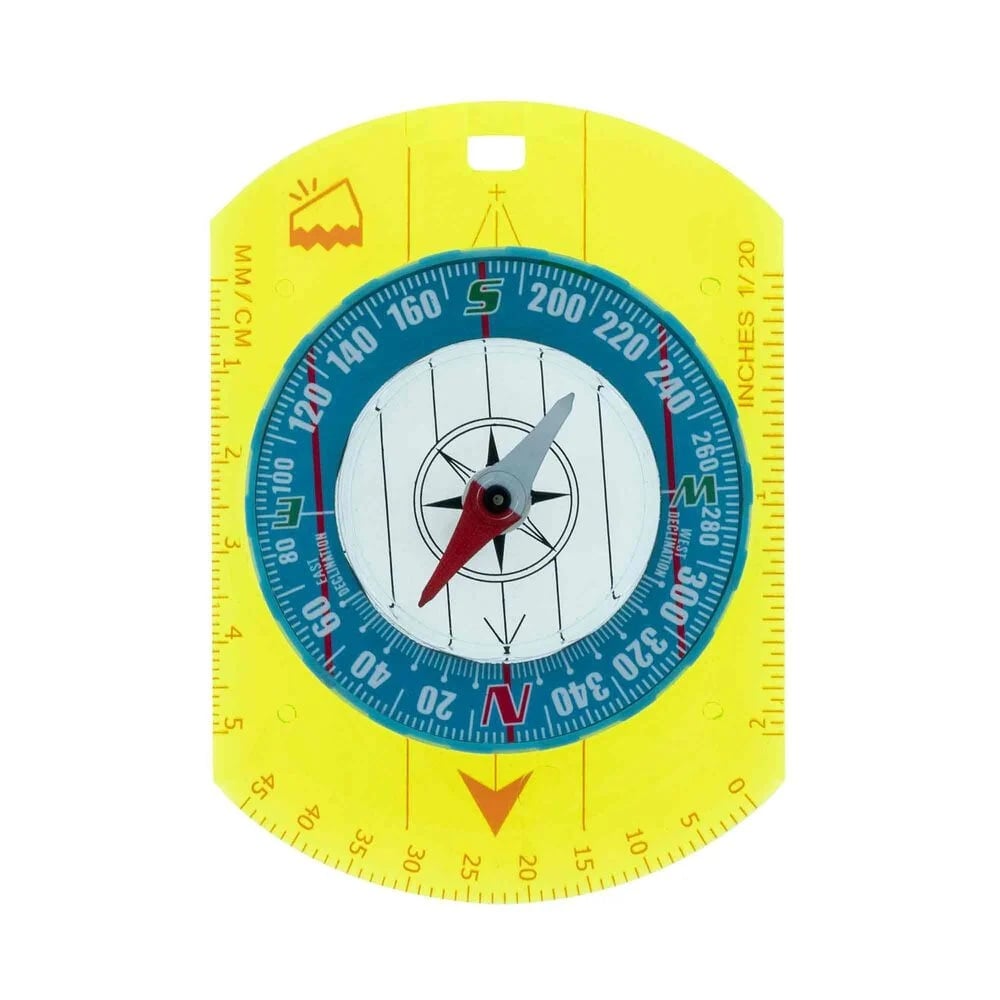 UST Hi Vis Waypoint Map Compass, Yellow - 1146768