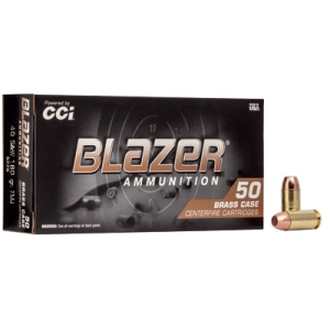 CCI - Blazer - 40 S&W - 180 Grain - FMJ - 500