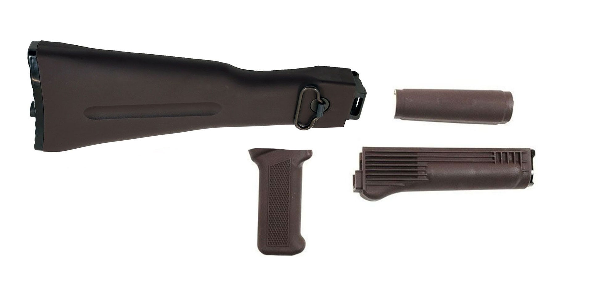 PSAK-47 Classic Folding Stock Furniture Set, Plum