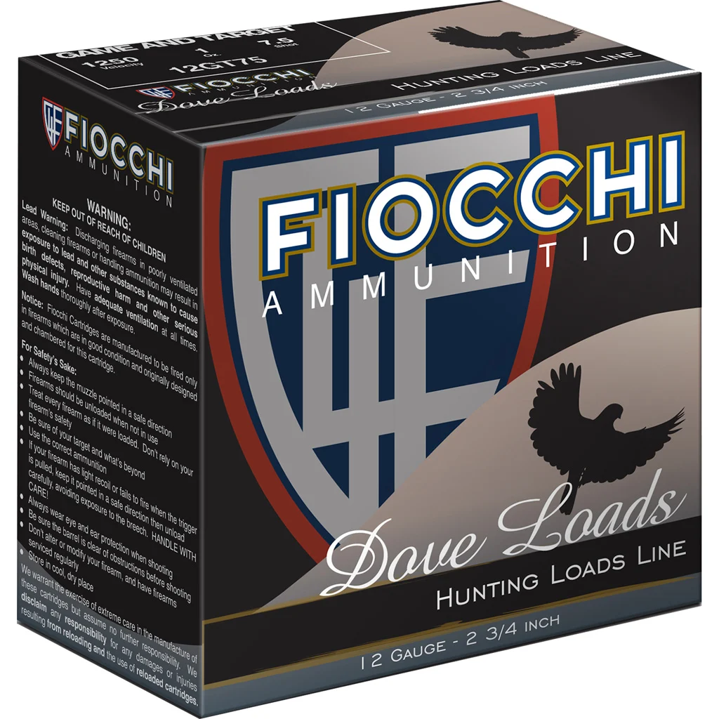 Fiocchi Dove Target Loads 20 ga. 2.75 in. 7/8 oz. 7.5 Shot 25 rd.