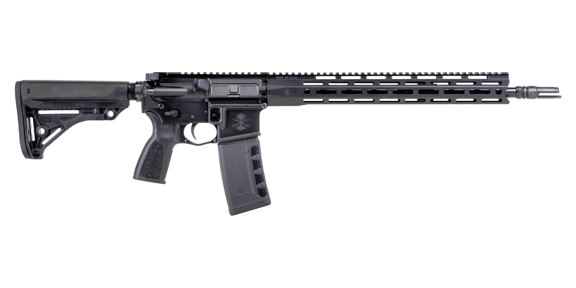 PSA "Sabre" Forged 16" 5.56 Nitride 15" Sabre Timed Rail Sabre Furniture Rifle
