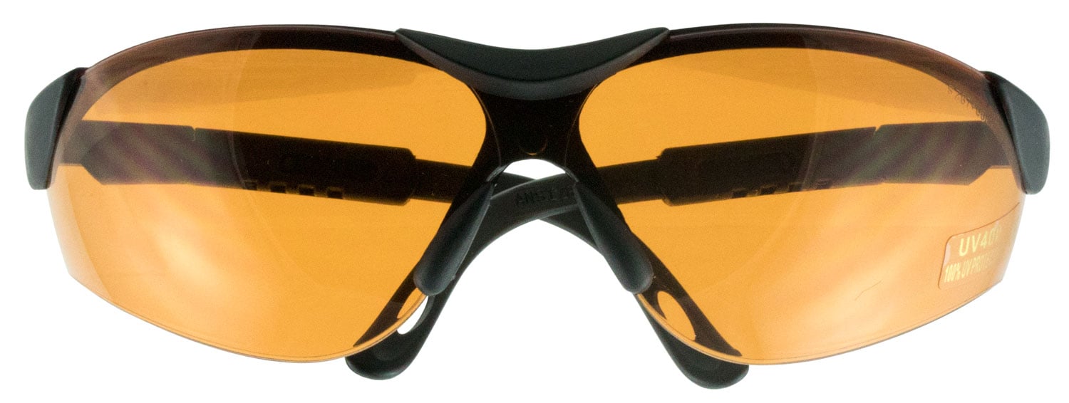 Walkers Game Ear Elite Half Frame Anti-Fog Glasses, Amber Lens - GWP-XSGL-AMB