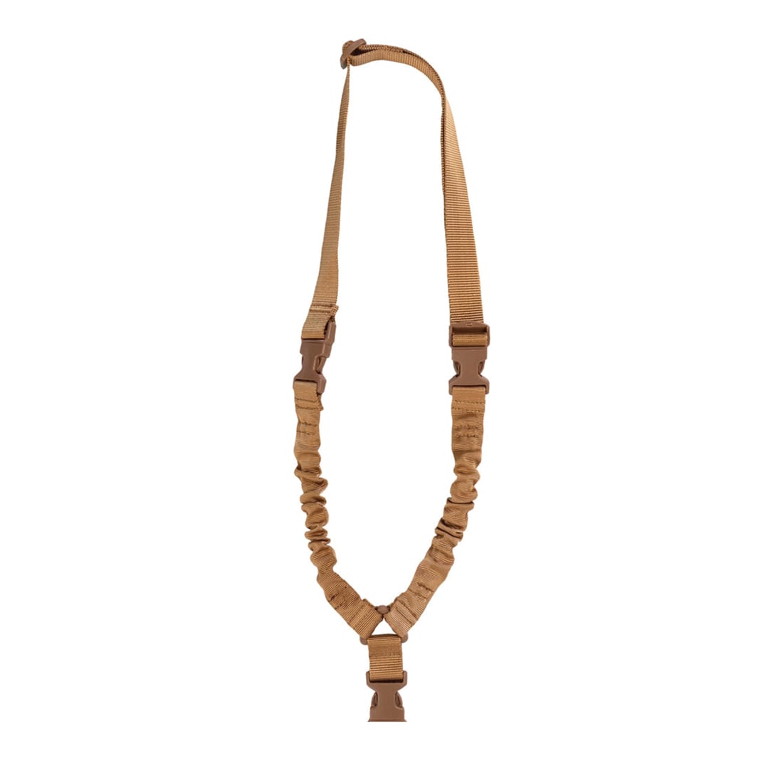 Bulldog Cases Bungee Tactical Sling, Tan - for Reliable and Adjustable Tactical Gear Carry - BDT829T