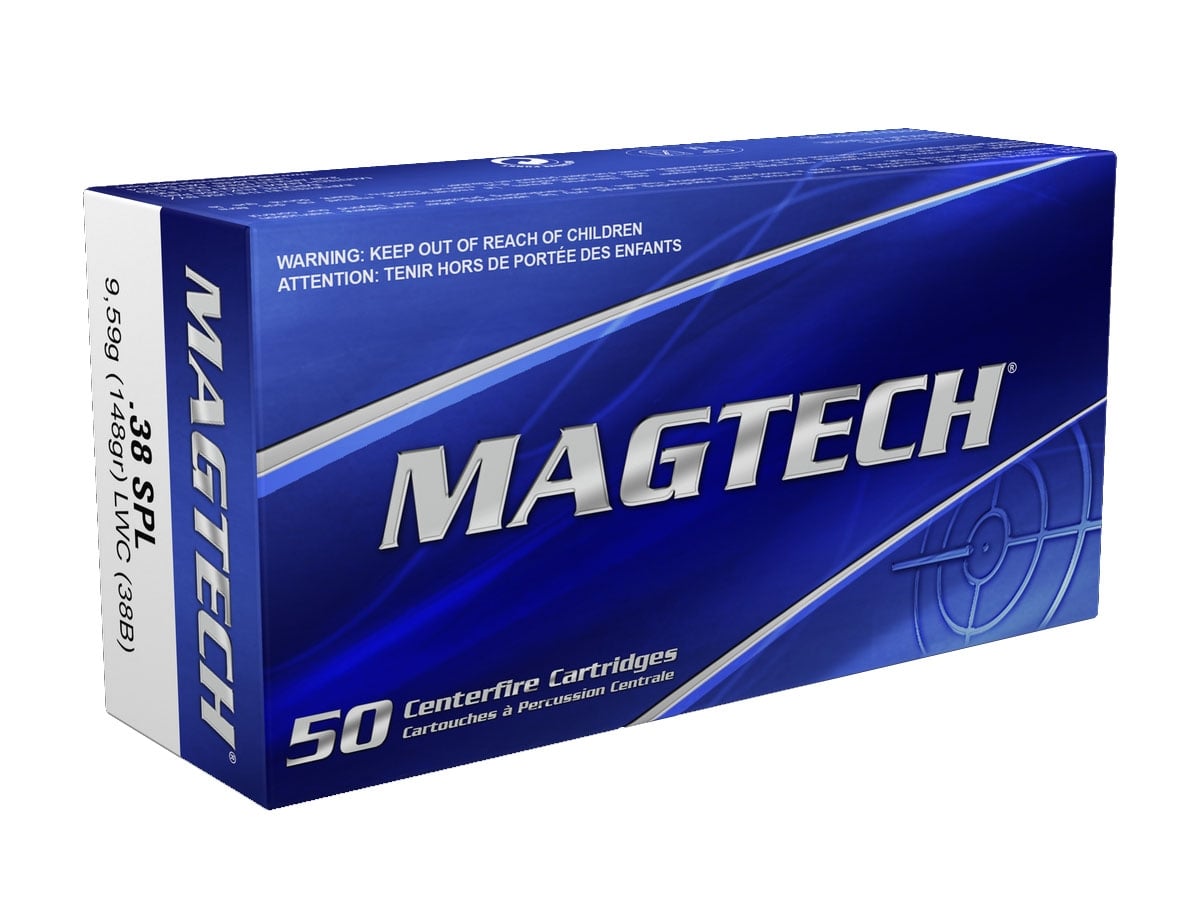 Magtech 38 Special 148gr LWC Ammunition 50rds - 38B