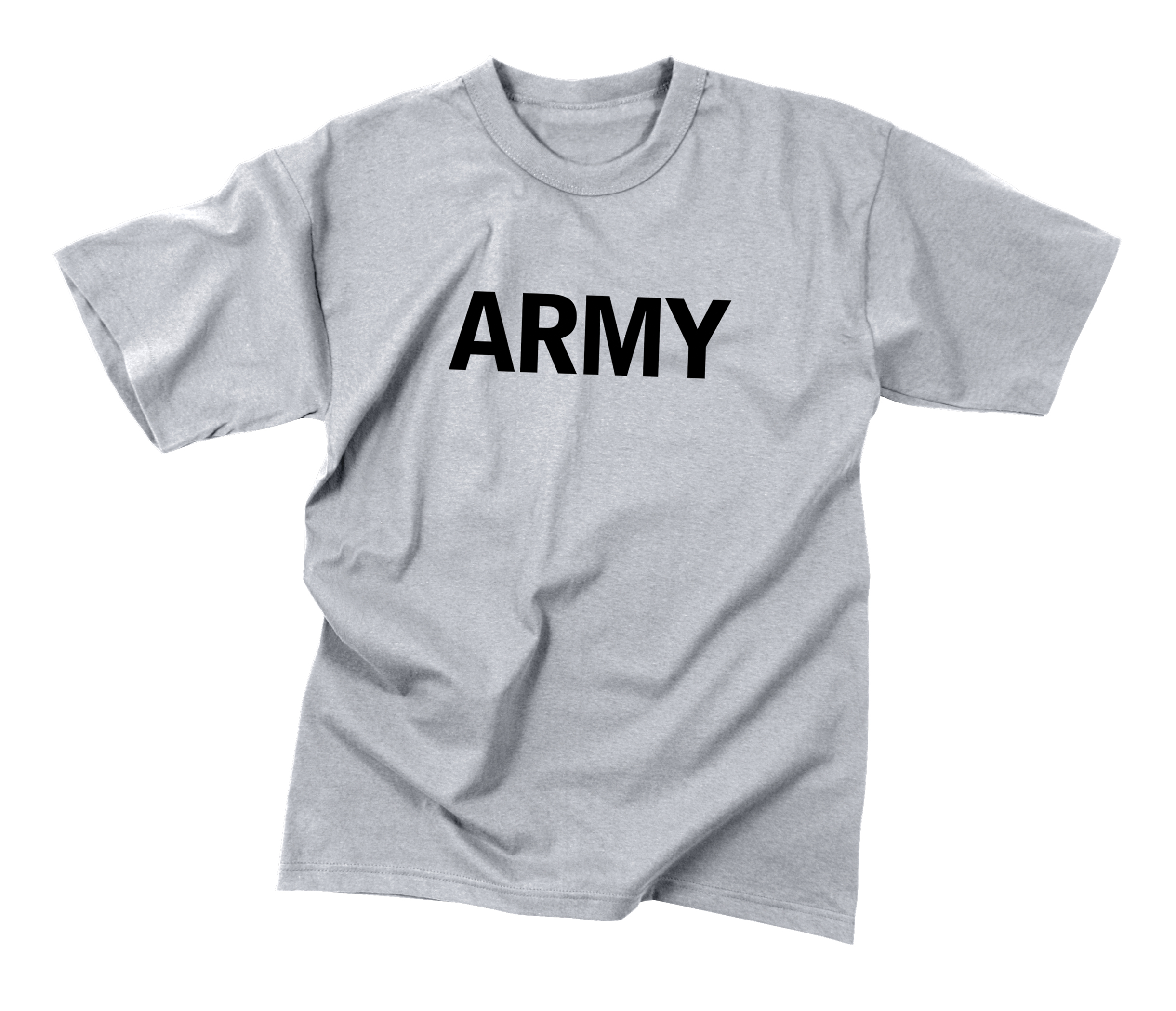 Rothco Kids Army Physical Training T-Shirt - Grey, Medium