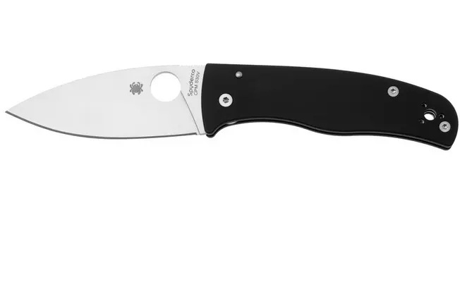 Spyderco Bodacious Folding Spear Point Knife, Black - C263GP