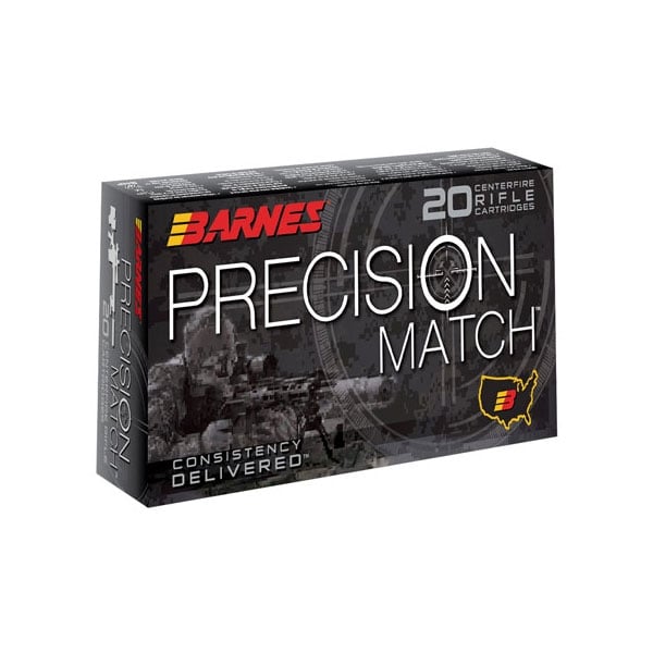 Barnes Precision Match Rifle Ammunition 6.5 Grendel 120gr OTM BT 2590 fps 20/ct - No Credit Card Fees - Low, flat rate shipping