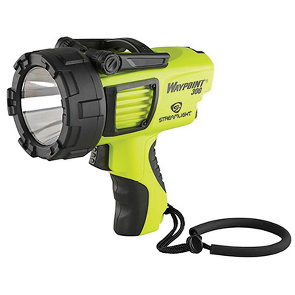 Streamlight WayPoint 300 1000/550/35 lm LED High Lumen Long Range Rechargeable Spotlight, Yellow - 44910