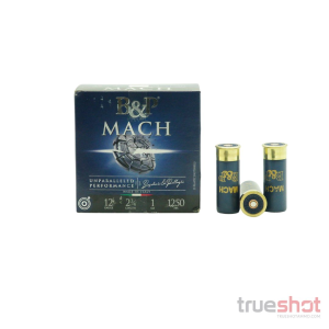 Baschieri & Pellagri (B&P) - F2 Mach LV - 12 Gauge - #7.5 Shot - 2.75" - 1 oz. - 1250 FPS - 250
