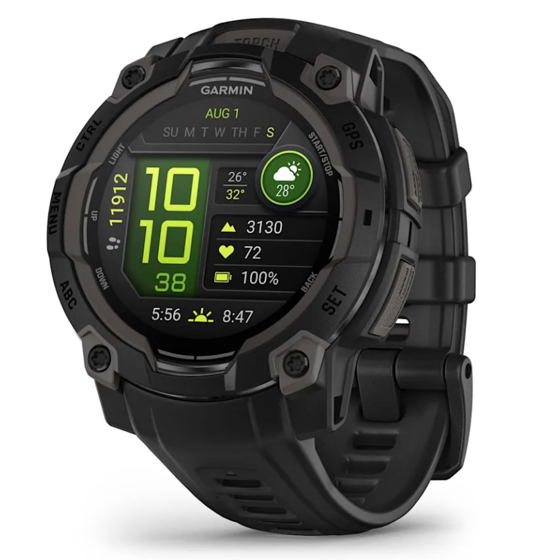 Garmin Instinct 3 45 mm, AMOLED, Black with Black Band