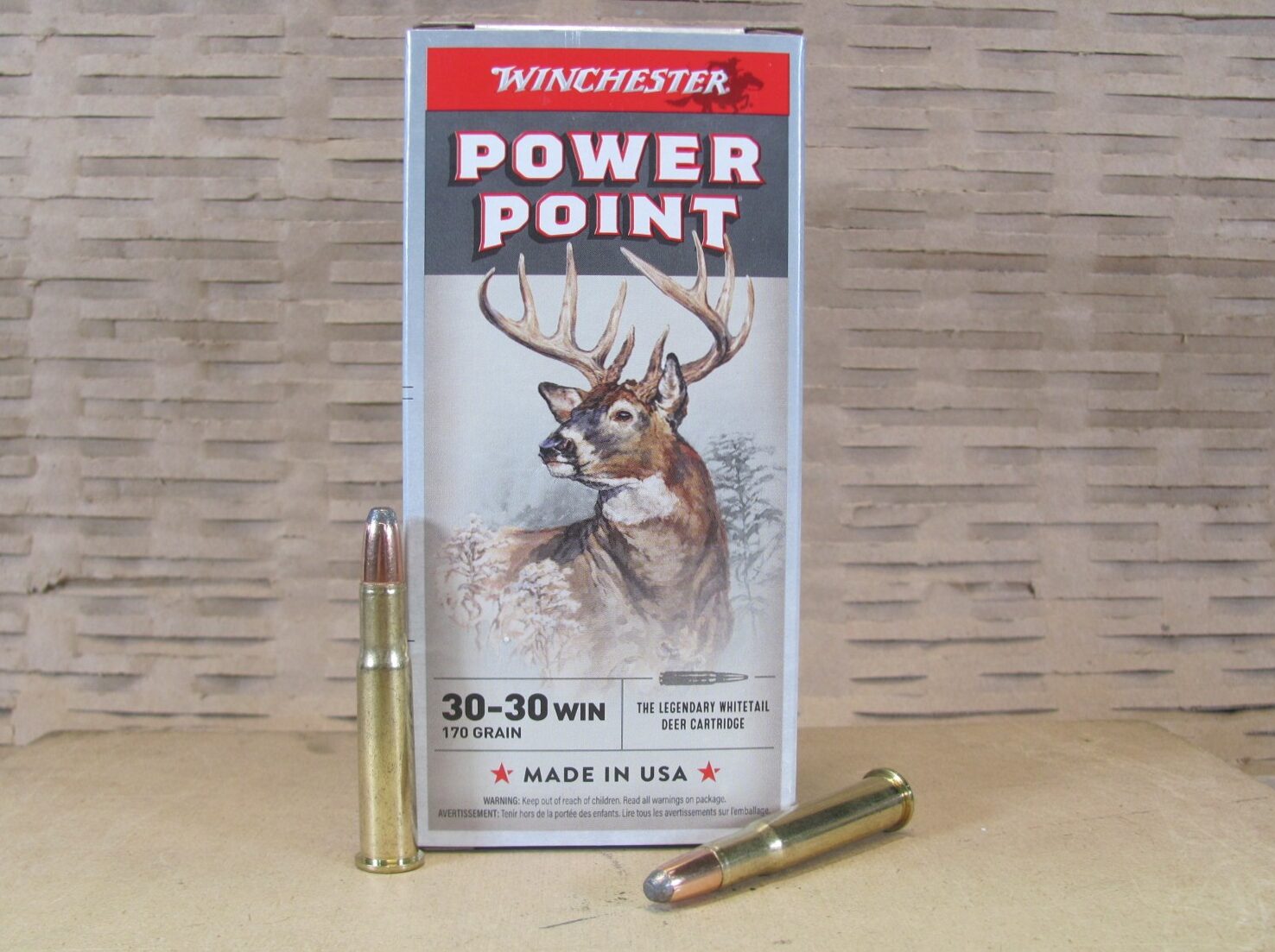 20 Round Box – 30-30 Winchester Power Point Soft Point 170 Grain Ammo – X30303