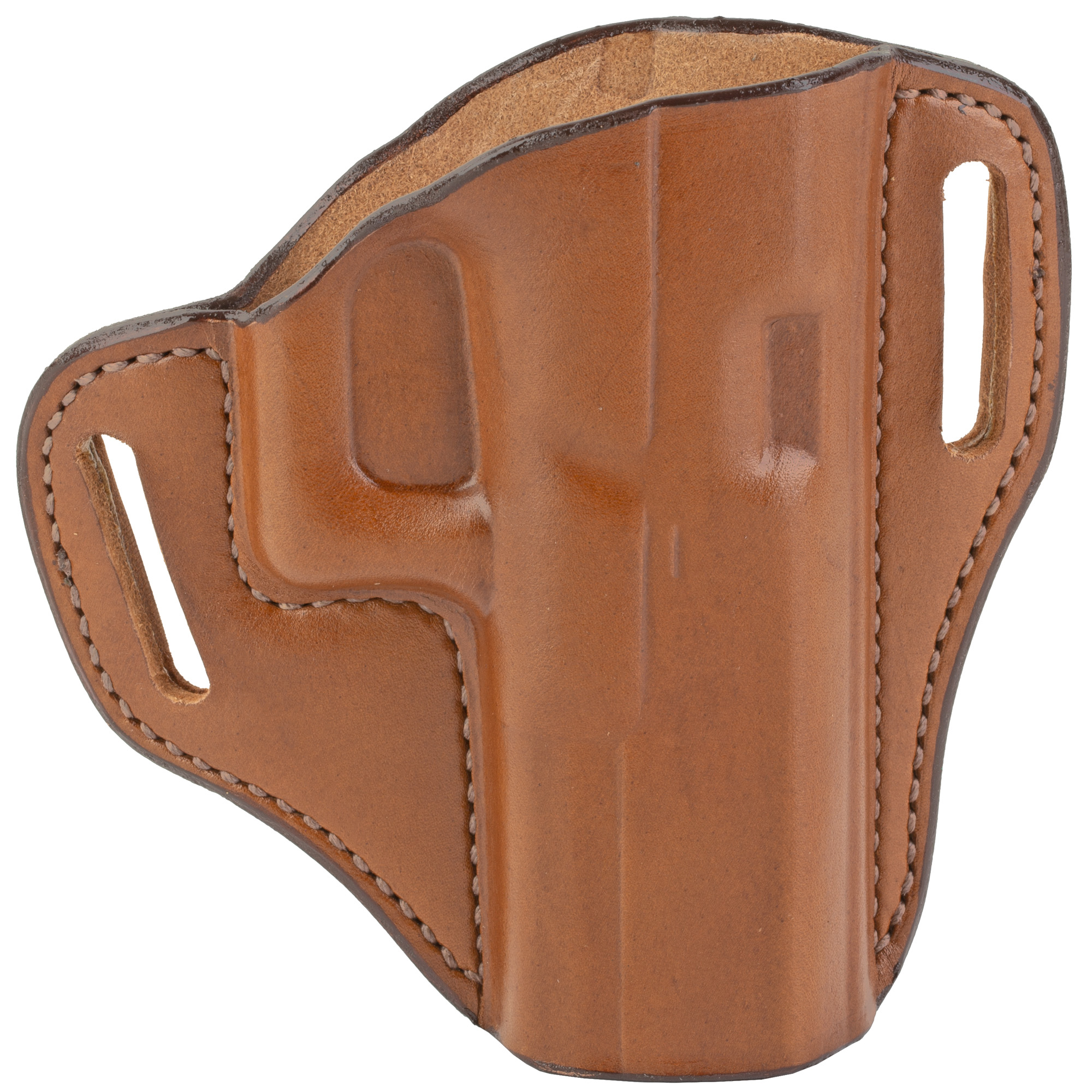 Bianchi Model #57 Remedy Open Top Leather Holster, Fits Glock 19/23/32, Tan, Right Hand