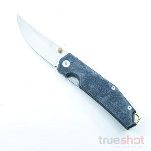 GiantMouse - ACE Clyde - Denim - Micarta - Satin - ELMAX - 3"