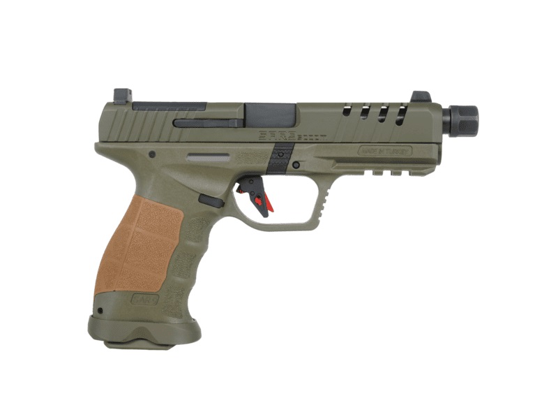 SAR Firearms SAR9 SOCOM 9MM ODG 5.2" TB OD GREEN CERAKOTE