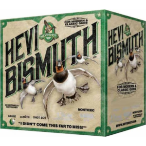 Hevishot HEVI-Shot HS14001 Hevi-Bismuth Waterfowl 12 Gauge 3\" 1 3/8 oz 1 Shot - 25sh Box