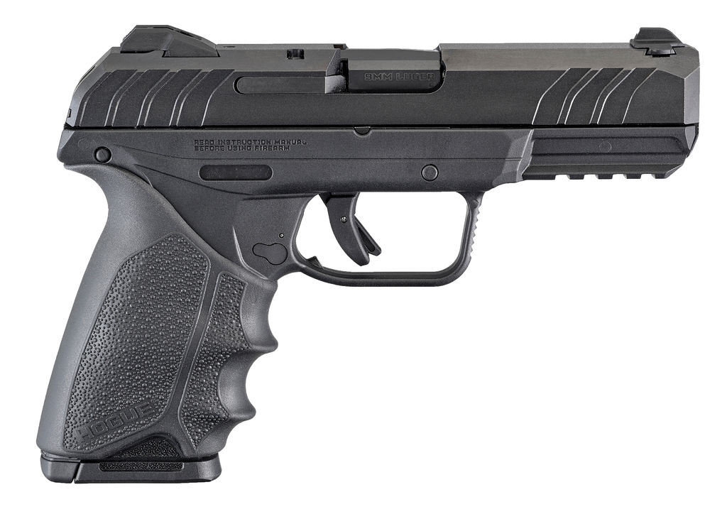 Ruger SECURITY9 9MM BK/HOGUE 4" 10+1 3819 | HOGUE HANDALL GRIP