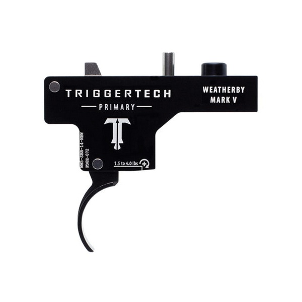 Triggertech Primary (1.5-4 lb) Trigger for Weatherby Mark V, Clean Black - WM5SBB14NBW