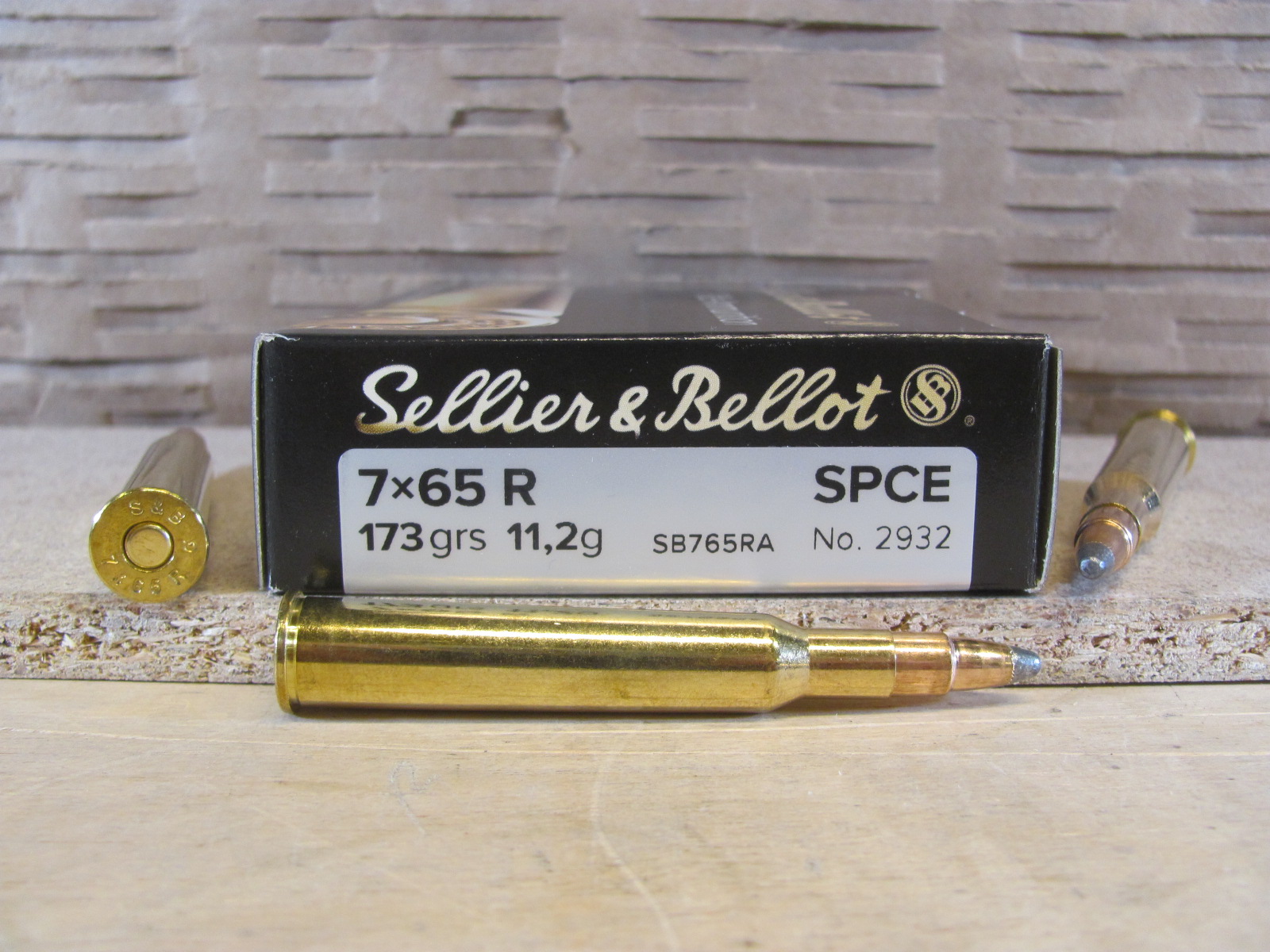 20 Round Box – 7x65R 173 Grain SPCE Soft Point Ammo by Sellier Bellot – SB765RA
