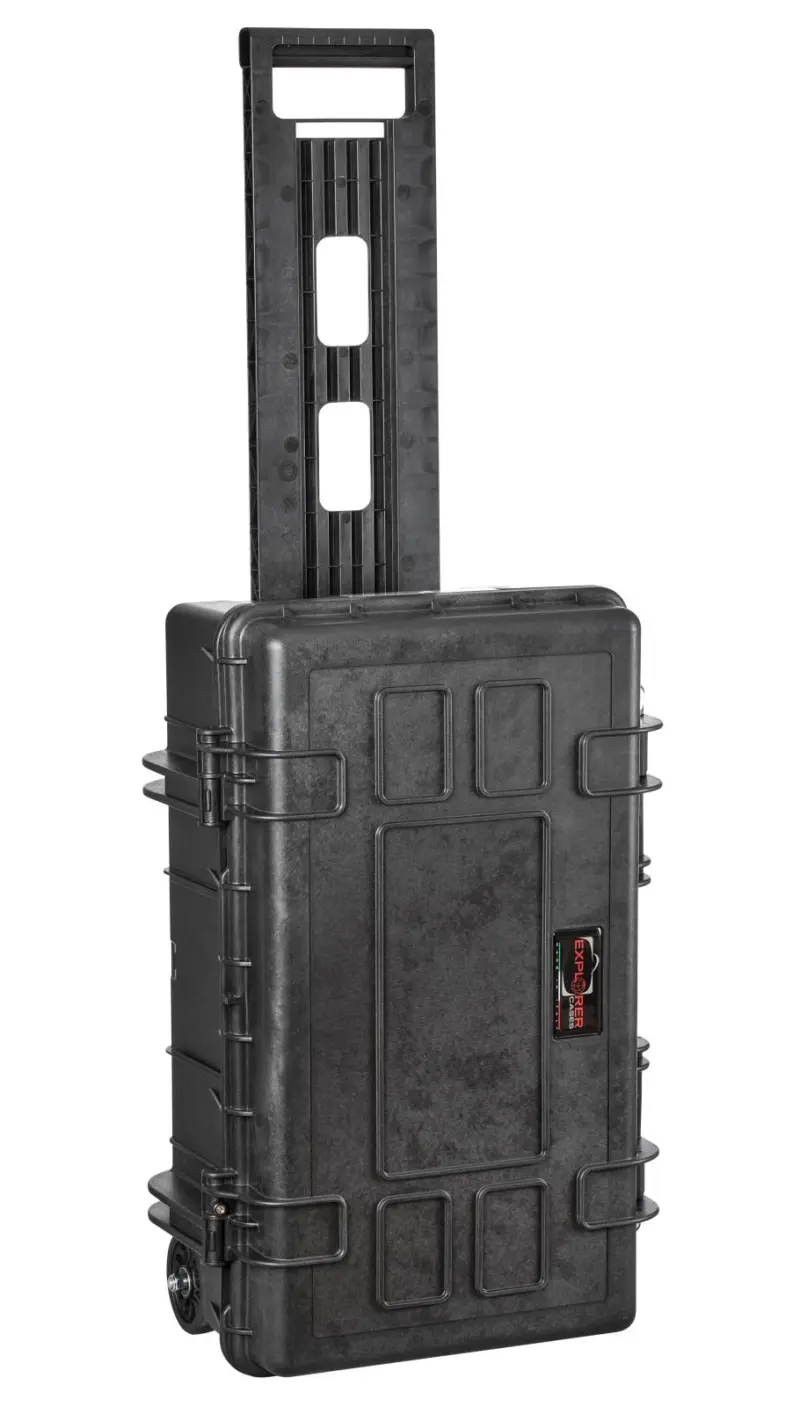 EXPLORER GUN CASE BLACK TROLLEY 6 HANDGUNS 12 MAGS 20.35"X10.91"X8.54"