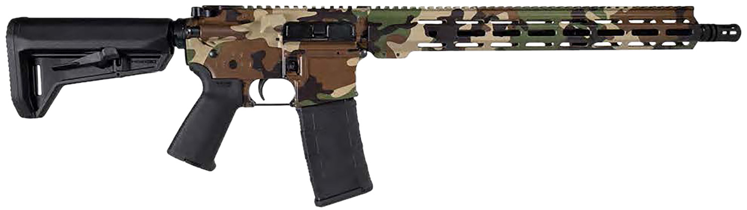 Shark Coast Tactical M81 Woodland Camo AR 556 16"