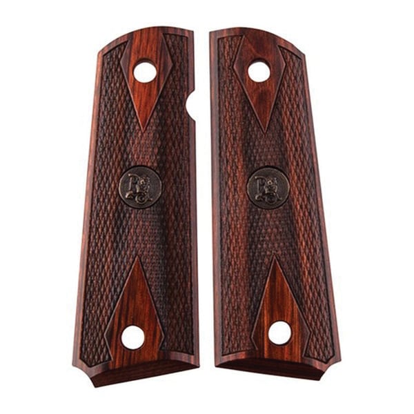 Pachmayr Renegade Double Diamond Textured Handgun Grip Fits 1911, Rosewood