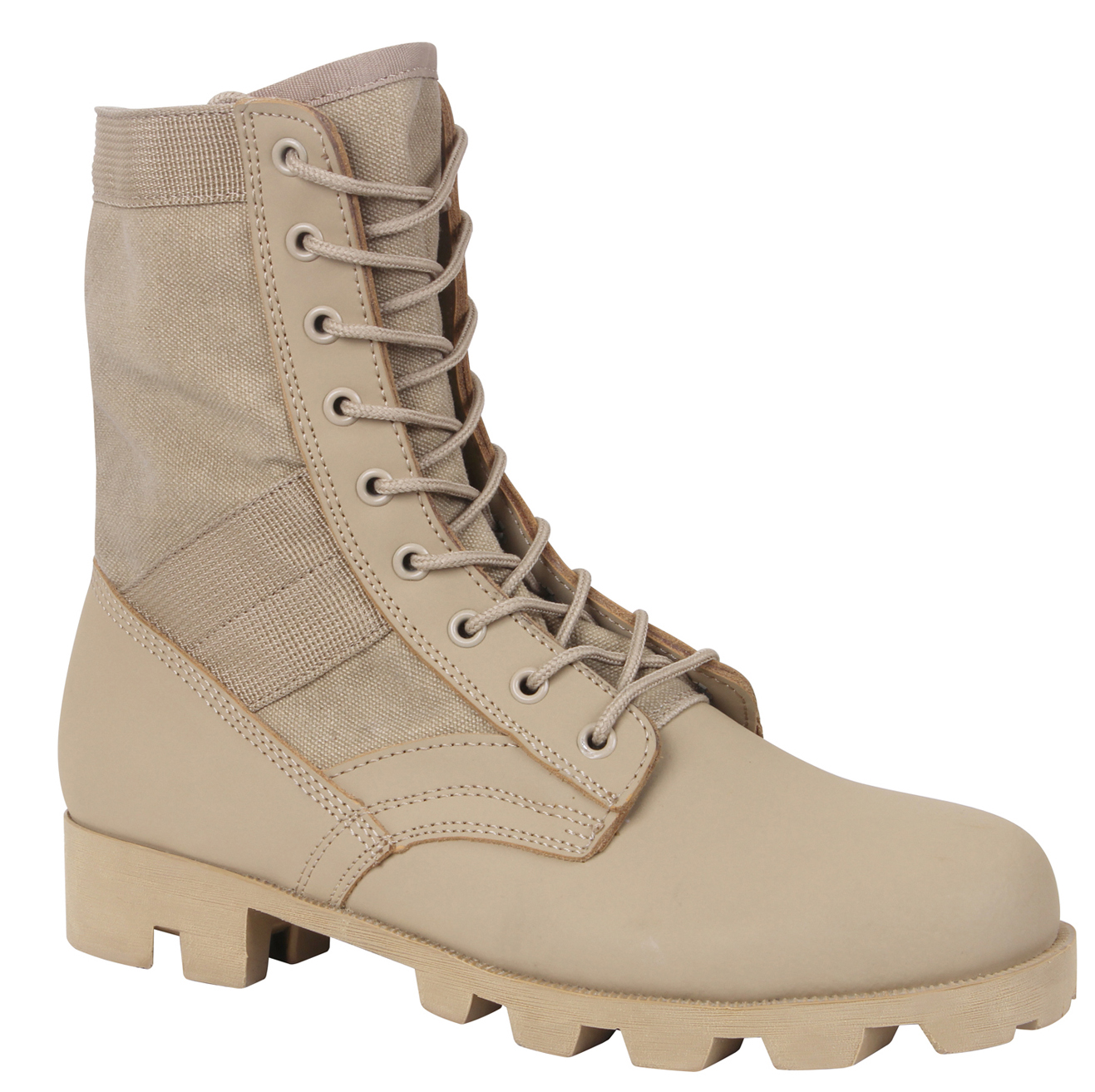 Rothco Jungle Boots - 8 Inch, Desert Tan, Regular, Shoe Size 4