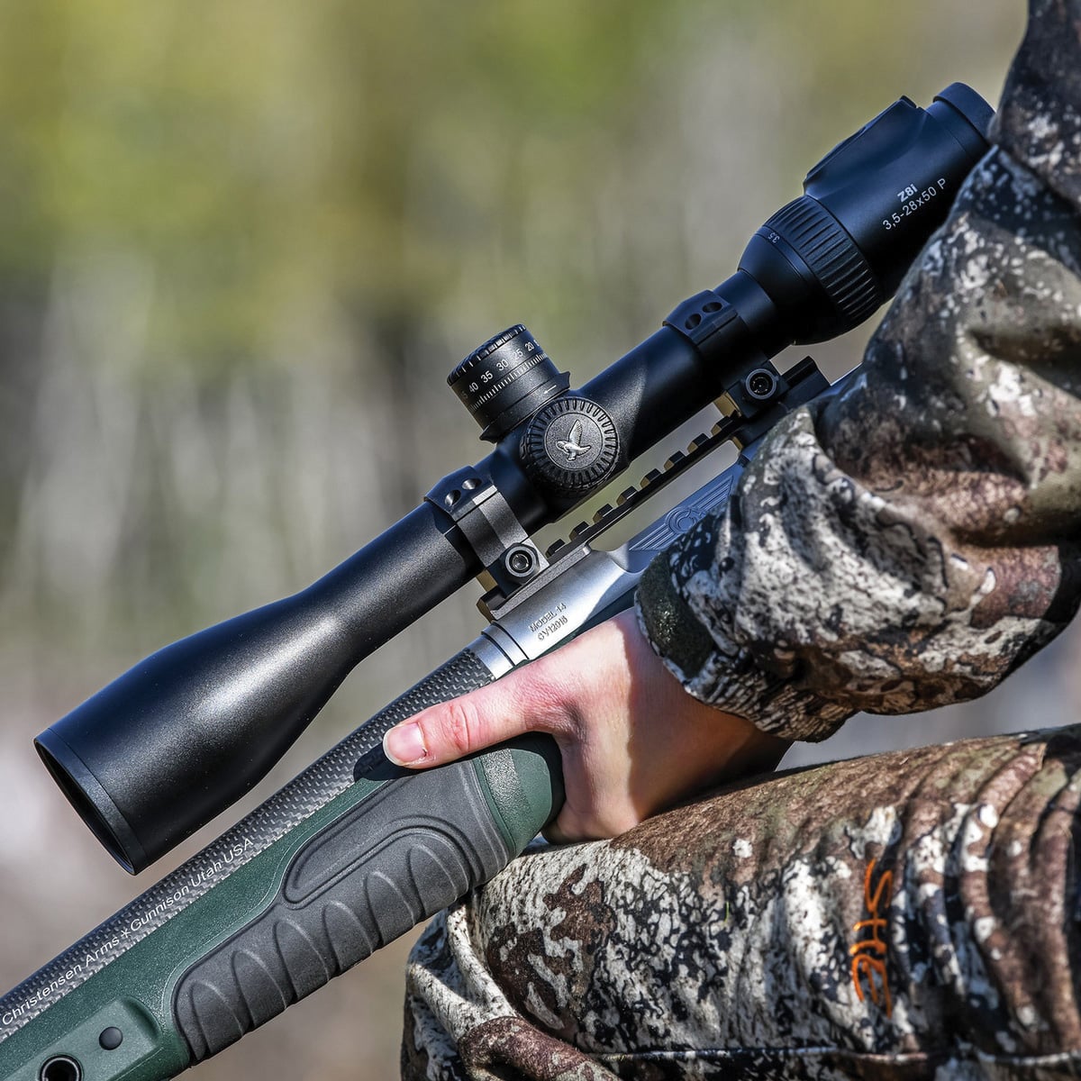 Mountain Tech Standard 6-Lug Tactical Rail 7075-T6 Aluminum Alloy Fits Weatherby Mark V