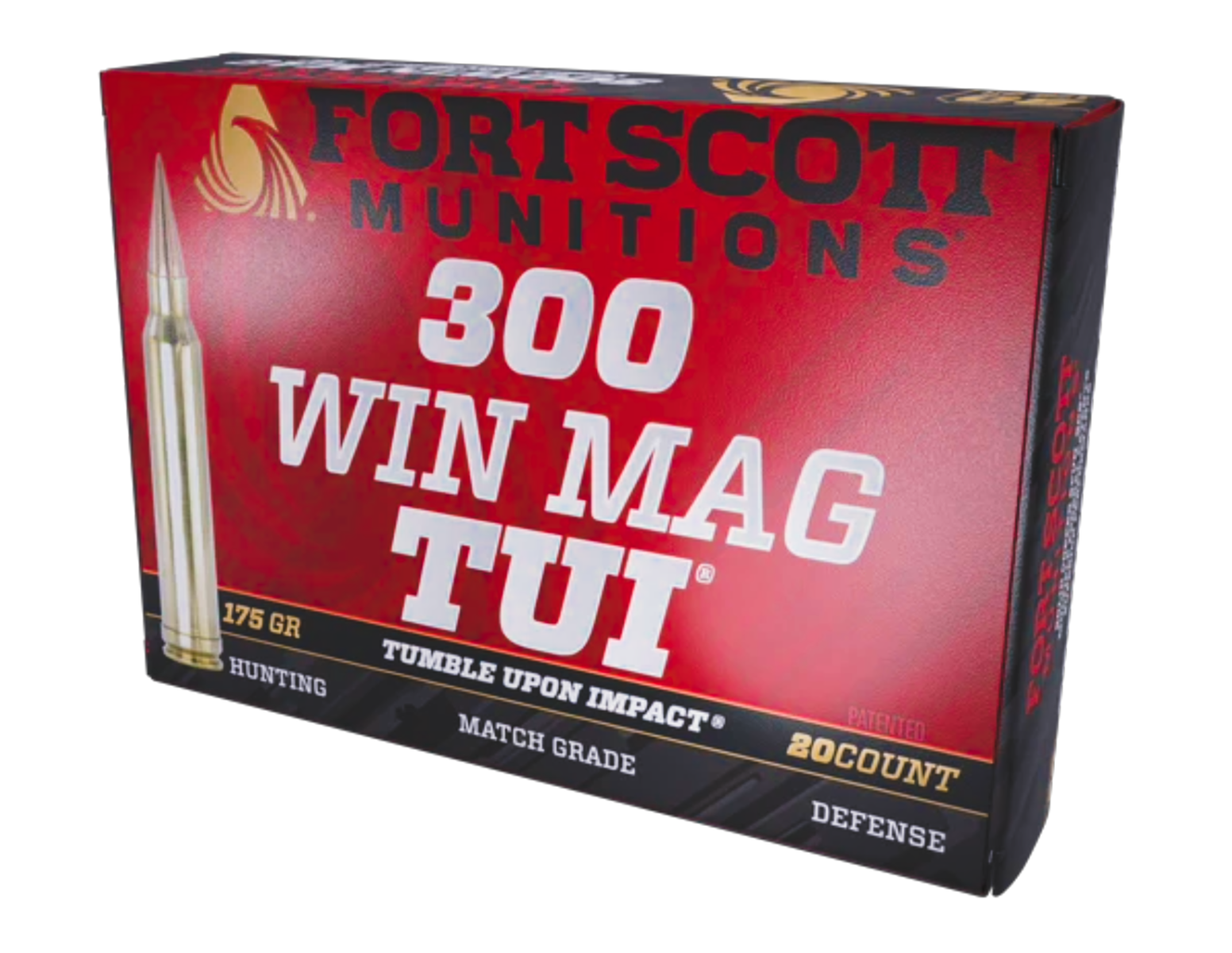 Fort Scott Munitions .300 Win Mag TUI 175GR SCS, 20rds - 300WM175SCV2