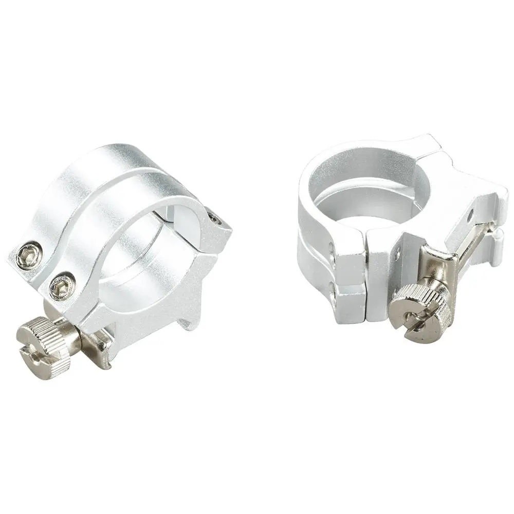 Weaver Quad Lock Detachable Scope Rings 1" High Silver