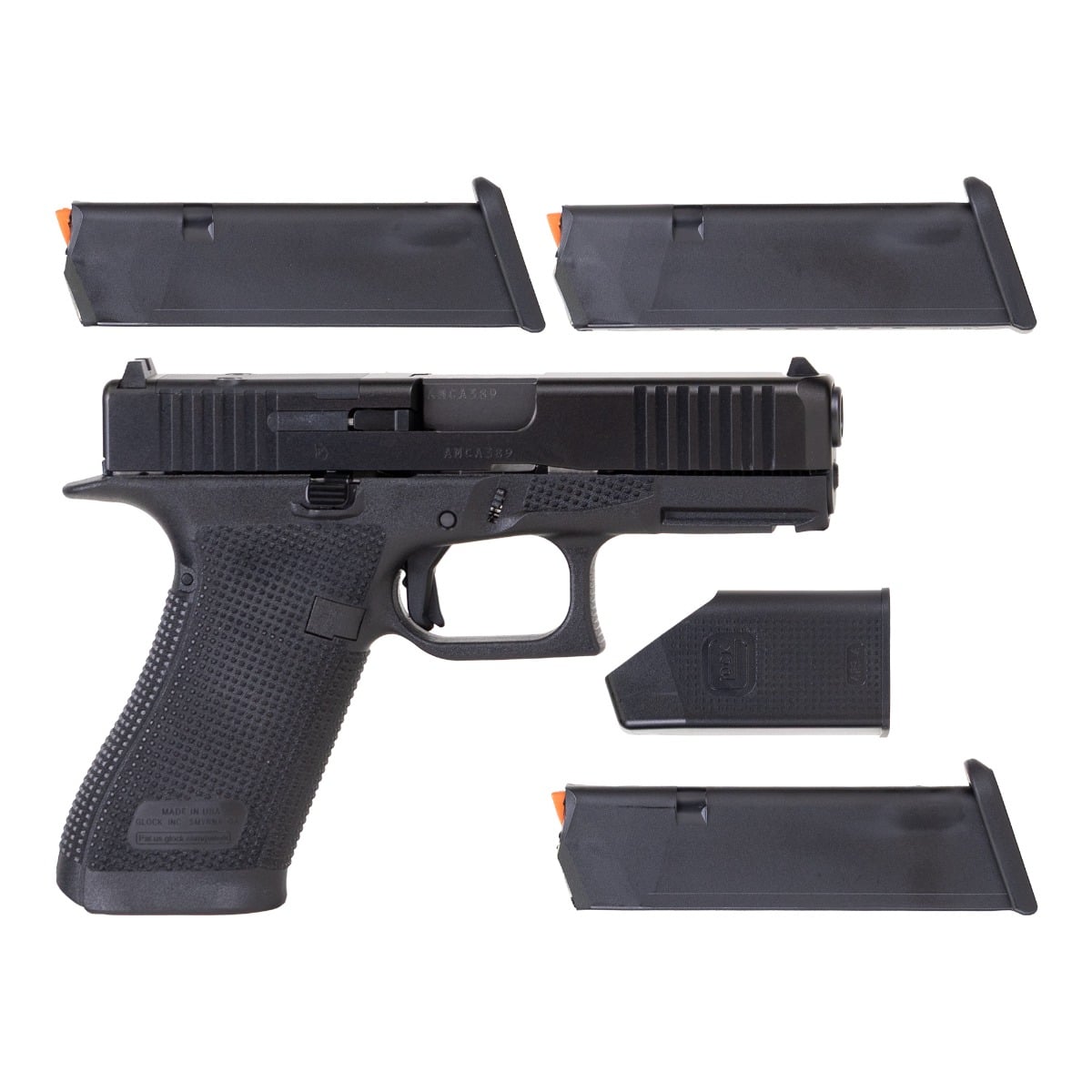 Glock G45 Gen6 4" 9mm (3)10rd Mags ORS w/Front Serrations - U64550201