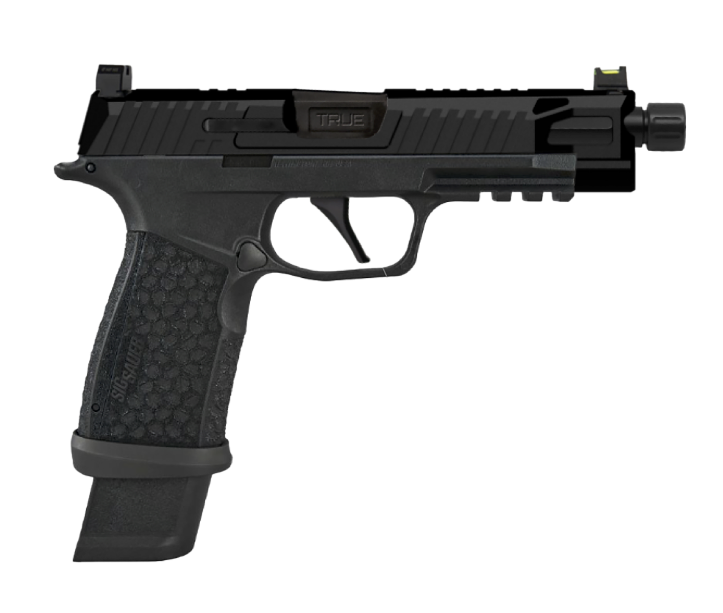 True Precision Inc P365 Fuse Compact 4.95" 9mm (2)21rd/ (1)17rd Pistol w/ Optic Cut Slide - TPP365SUPBLK